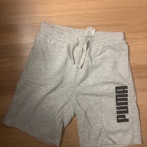PUMA Kids Light Gray Joggers